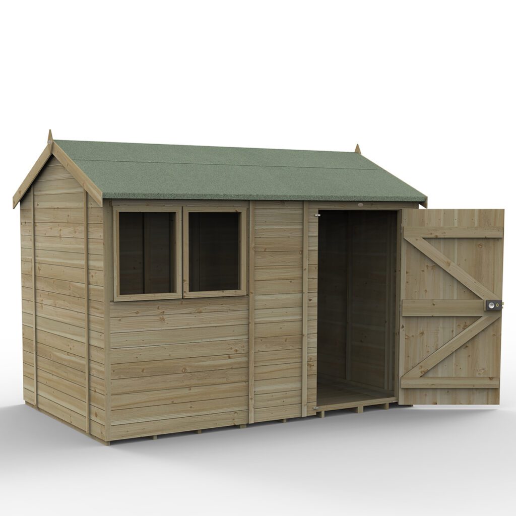 Timberdale 10×6 Reverse Apex Shed 5013053188972 2